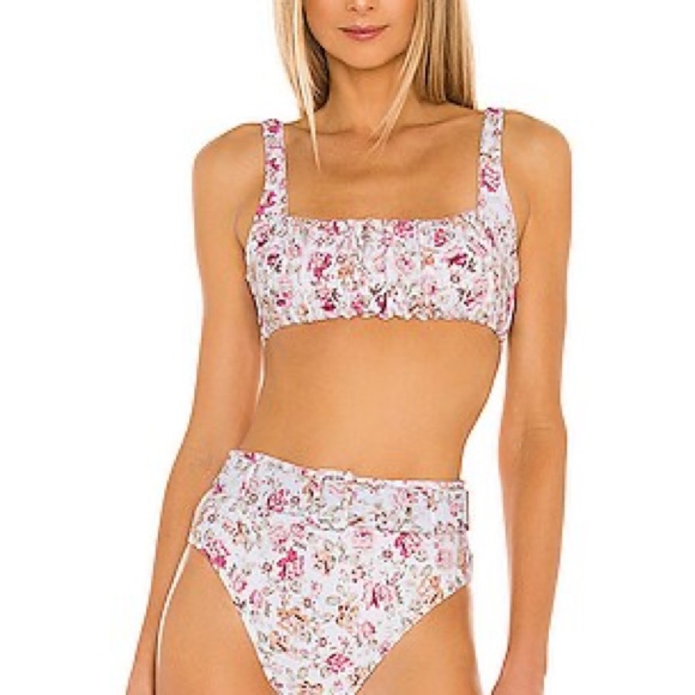 Revolve Floral Pink Bikini Set